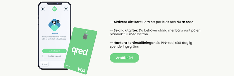 Qred kreditkort för företag
